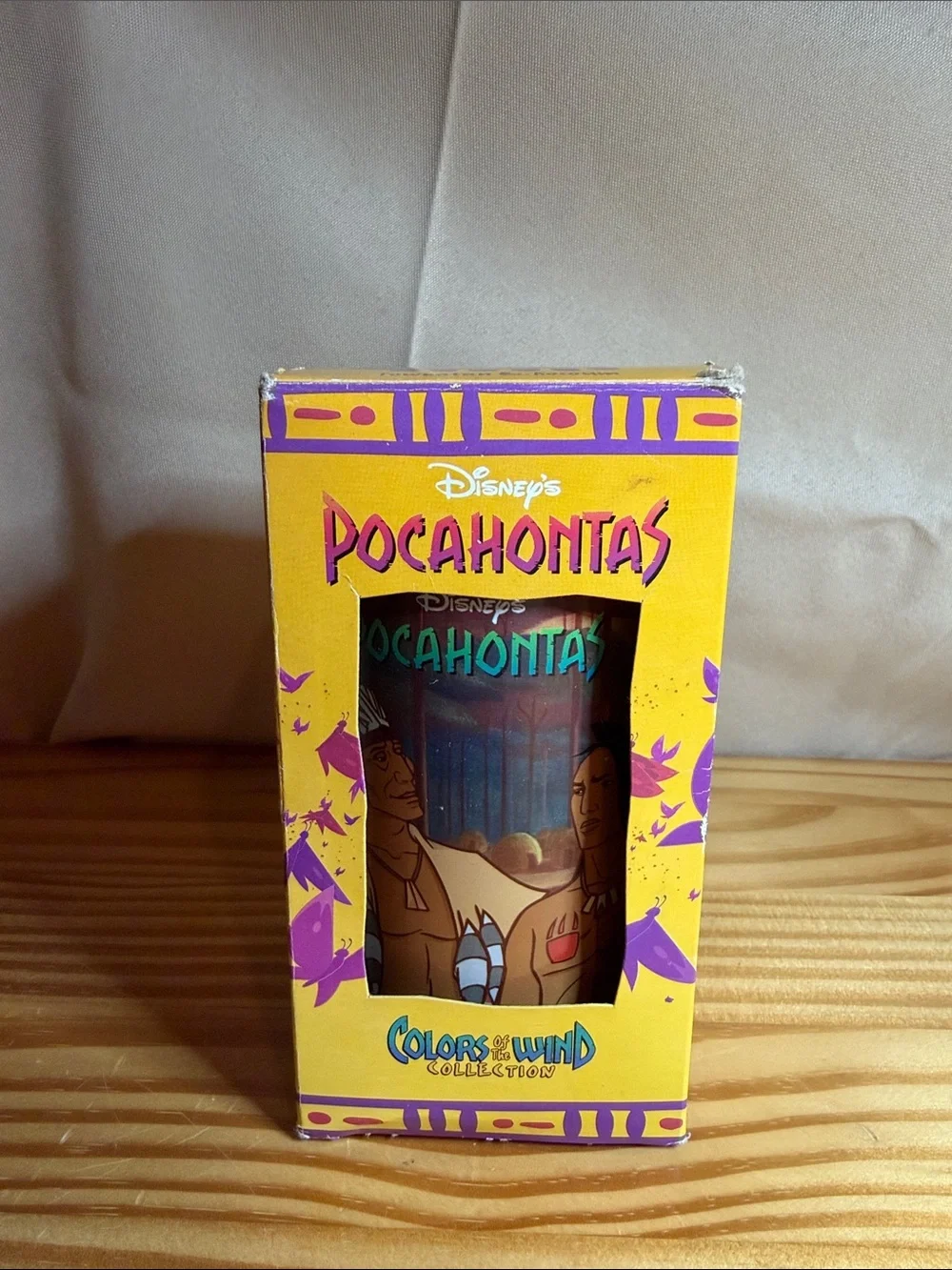 Vintage 1994 Disney Pocahontas Burger King Plastic Cup NIB